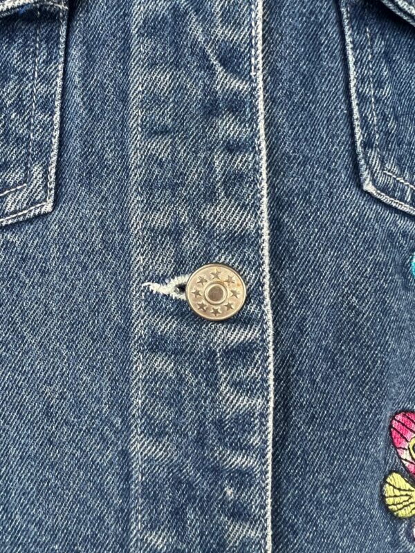 Veste en jean vintage à petit poisson 🐠 – Image 3
