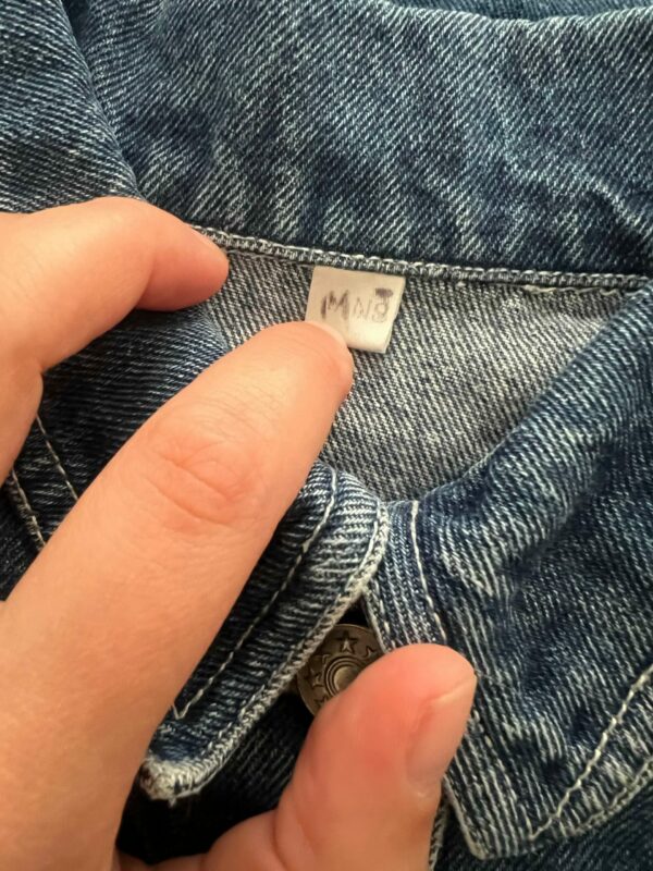 Veste en jean vintage à petit poisson 🐠 – Image 7