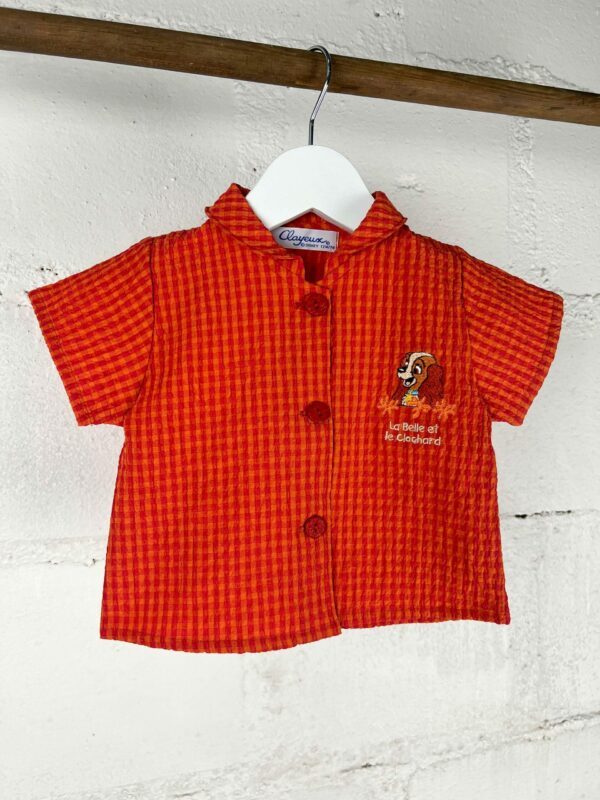 Chemise Disney La belle et le clochard vintage 2000s