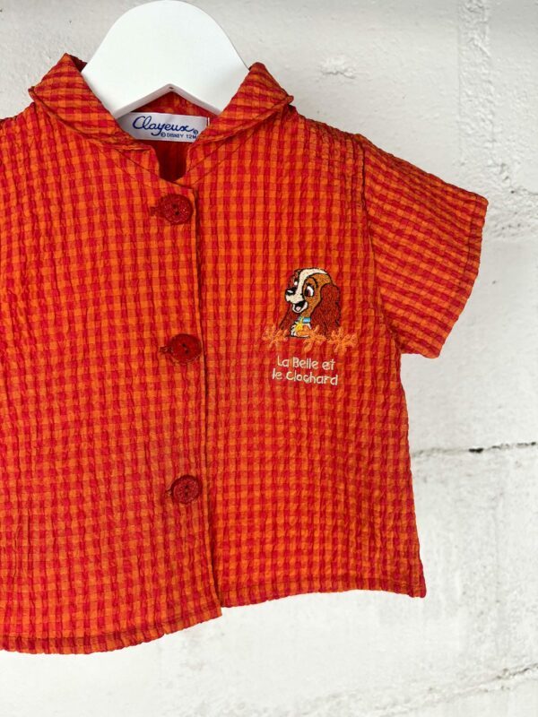 Chemise Disney La belle et le clochard vintage 2000s – Image 2