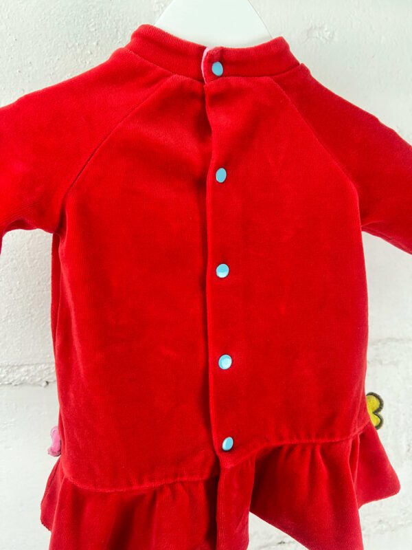Robe Miss Dudu rouge 6 mois 2000’s – Image 3