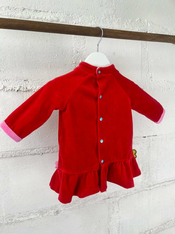 Robe Miss Dudu rouge 6 mois 2000’s – Image 4