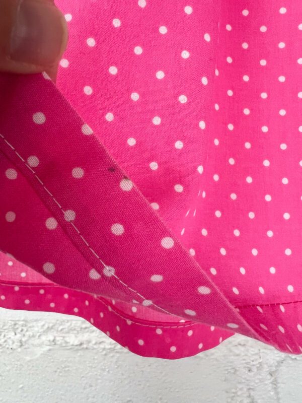 Robe rose lapin 12-18 mois 80’s – Image 6