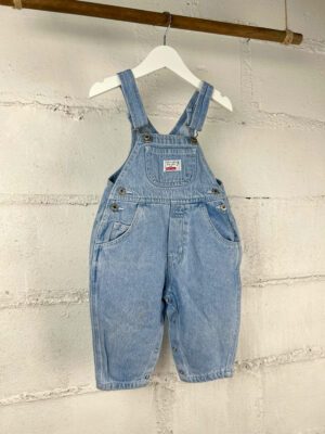 Salopette 6 mois en jean vintage 80’s