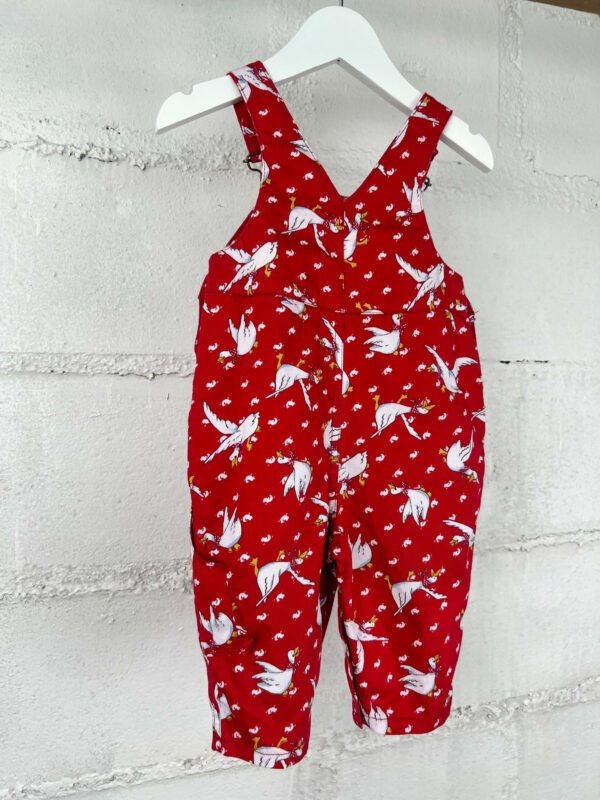 Salopette 6 mois à motif oie vintage 90’s – Image 5