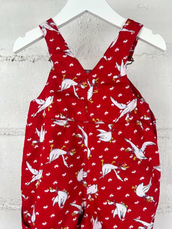 Salopette 6 mois à motif oie vintage 90’s – Image 6